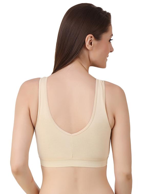 set of 3 multi colored cotton sports bra - 14514415 - Zoom Image - 7