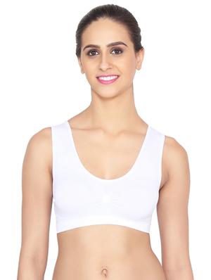 set of 3 multi colored cotton sports bra - 14514417 - Standard Image - 4