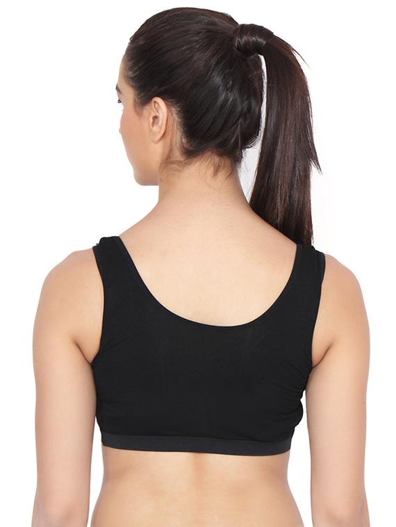 set of 3 multi colored cotton sports bra - 14514417 - Zoom Image - 7