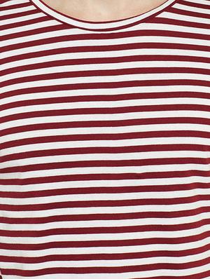 maroon cotton tshirt - 14515500 - Standard Image - 4