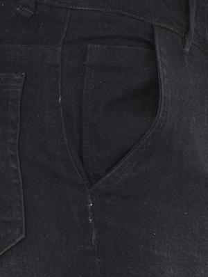 navy blue denim plain jogger - 14515594 - Standard Image - 4