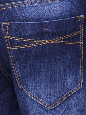 blue cotton washed jeans - 14515742 - Standard Image - 4
