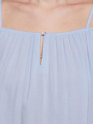 light blue solid top - 14516608 - Standard Image - 4