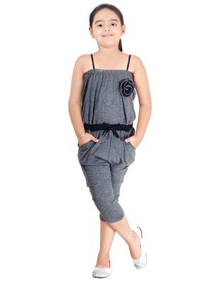 grey cotton jumpsuit - 14518287 - Standard Image - 4