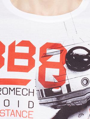 white polyester character t-shirt - 14519266 - Standard Image - 4
