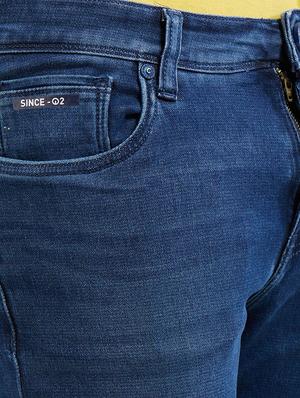 blue cotton washed jeans - 14525638 - Standard Image - 4