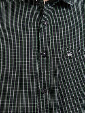 green cotton casual shirt - 14525726 - Standard Image - 4