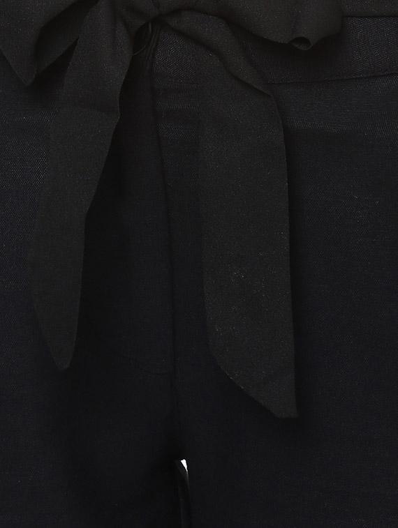 black flat front trouser - 14527281 - Zoom Image - 4