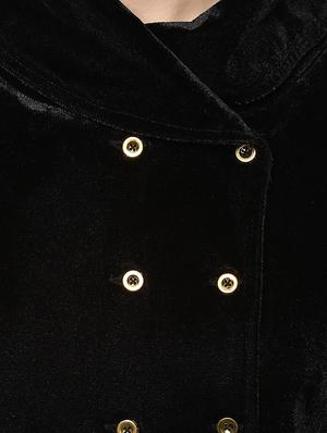 black double breasted coat - 14527287 - Standard Image - 4