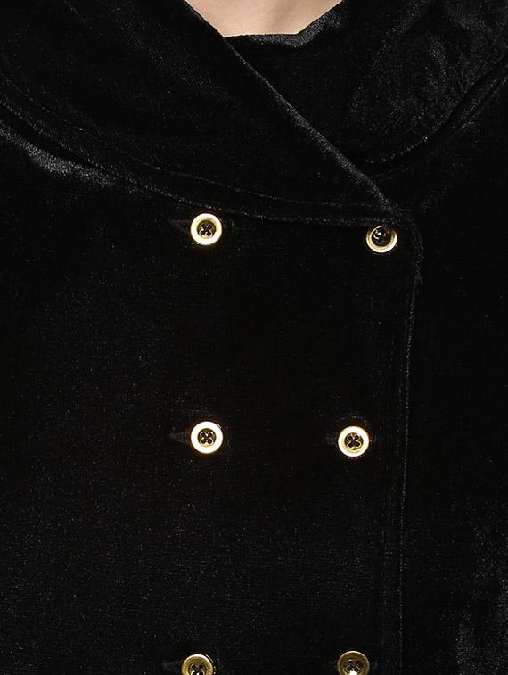 black double breasted coat - 14527287 - Zoom Image - 4