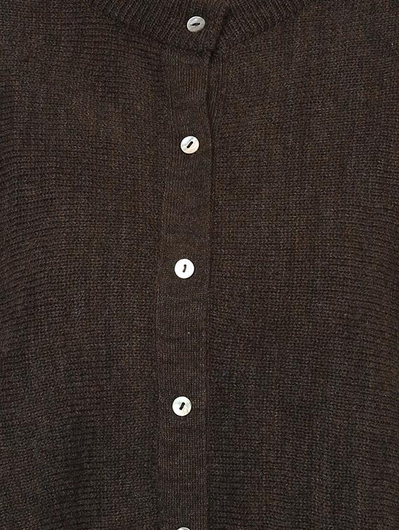brown acrylic cardigan - 14527303 - Zoom Image - 4