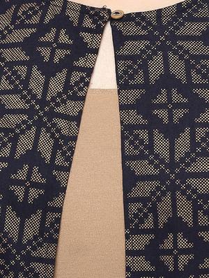 blue viscose regular long shrug - 14527358 - Standard Image - 4