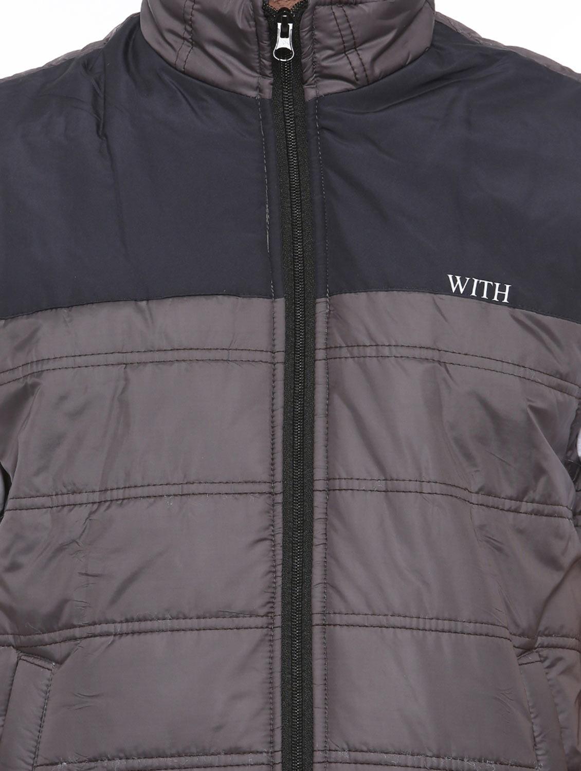 grey polyester quilted jacket - 14527673 - Zoom Image - 4