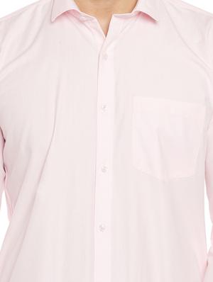 pink cotton blend casual shirt - 14527875 - Standard Image - 4