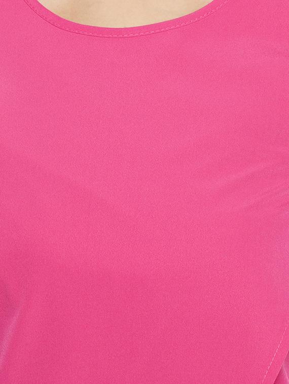 solid pink layered top - 14528045 - Zoom Image - 4