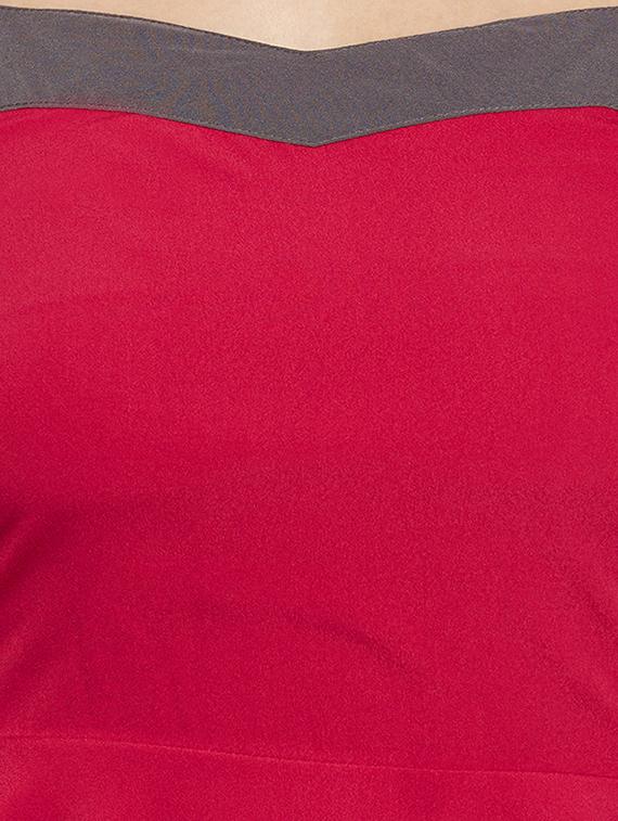 pink peplum top - 14528056 - Zoom Image - 4