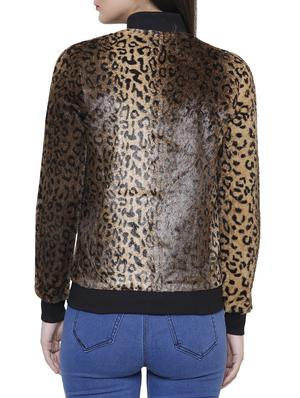 brown faux fur jacket - 14528492 - Standard Image - 4