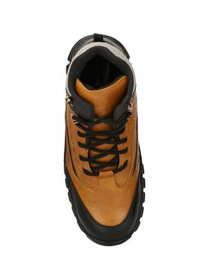 tan synthetic high ankle boots - 14528709 - Standard Image - 4