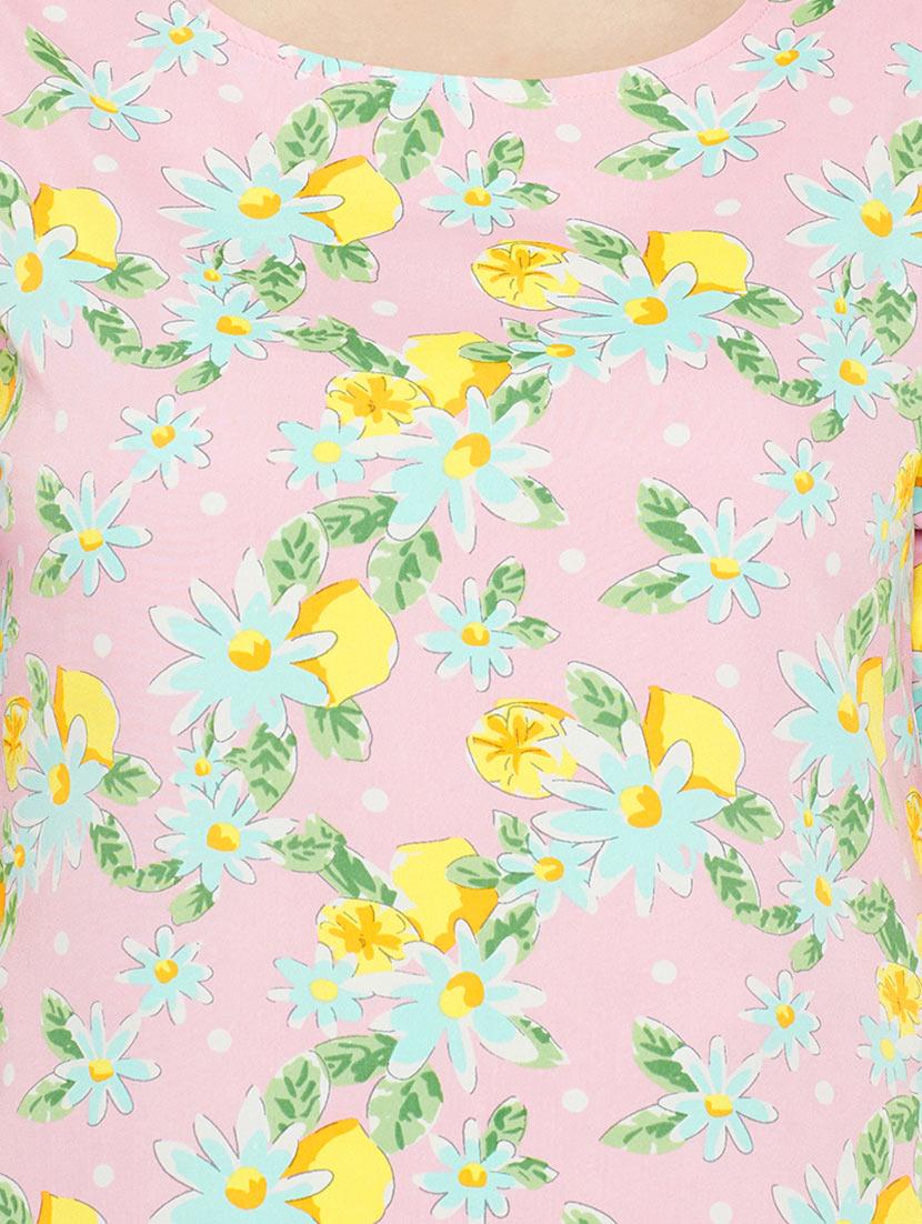 baby pink floral top - 14528890 - Zoom Image - 4