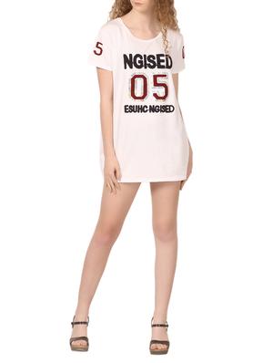 beige hosery sleepshirt - 14528976 - Standard Image - 4