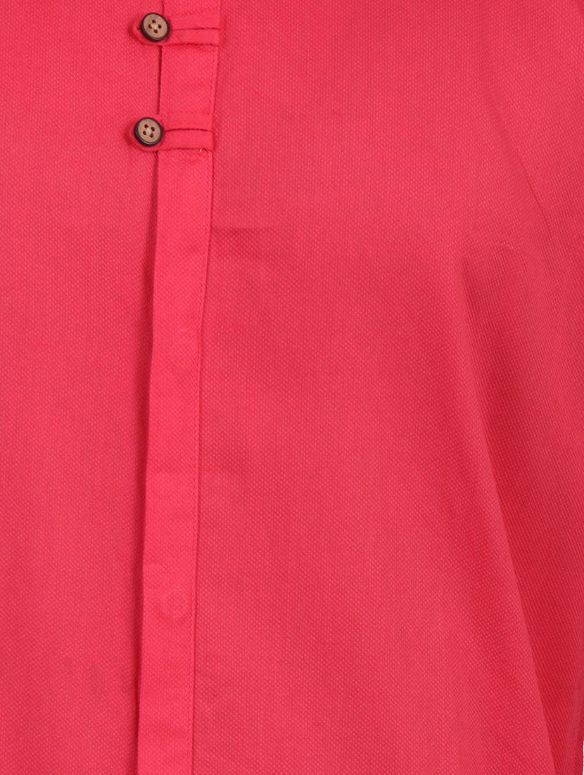 pink cotton blend casual shirt - 14529091 - Zoom Image - 4