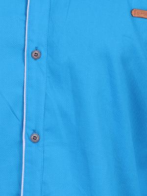 blue cotton casual shirt - 14529093 - Standard Image - 4