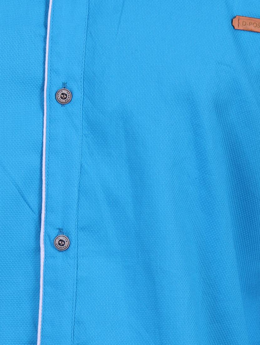 blue cotton casual shirt - 14529093 - Zoom Image - 4