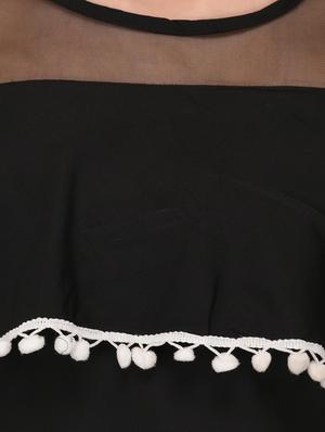 solid black rayon top - 14529179 - Standard Image - 4