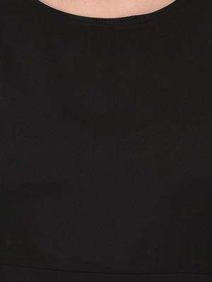 black rayon sheath dress - 14529324 - Standard Image - 4