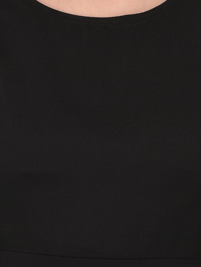 black rayon sheath dress - 14529324 - Zoom Image - 4