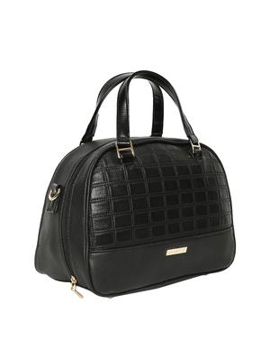 black leatherette handbag - 14530319 - Standard Image - 4