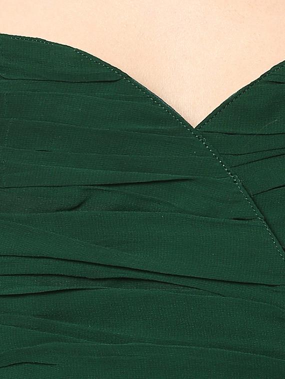 tie knot back pleated maxi dress - 14531469 - Zoom Image - 4