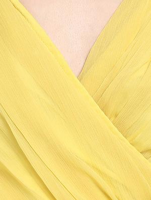 yellow belted maxi dress - 14531479 - Standard Image - 4
