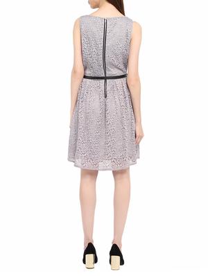 Purple lace belted dress - 14531490 - Standard Image - 4