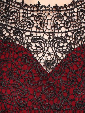 maroon solidmaxi dress - 14531496 - Standard Image - 4