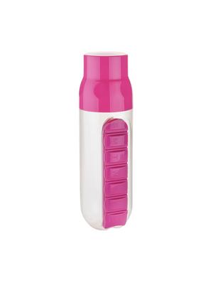 Combo of 2 pcs Red Pill Organizer Water Bottle each 700 ml - 14531532 - Standard Image - 4