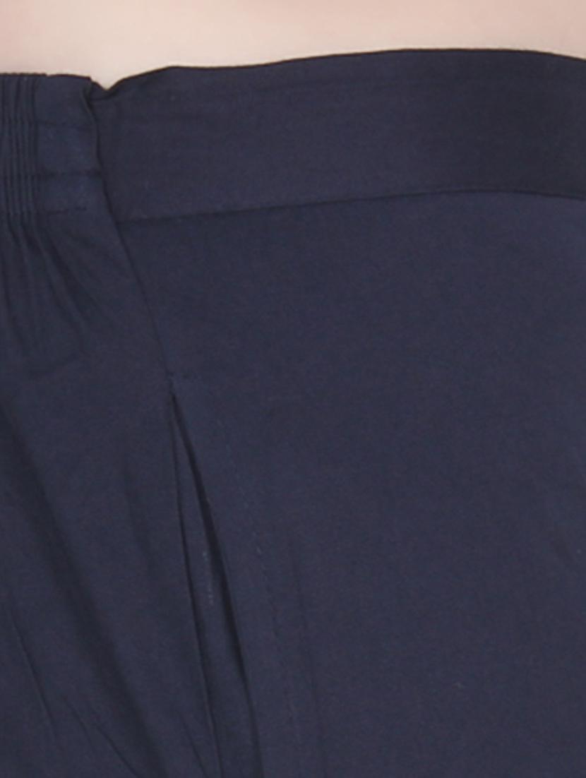 blue cotton trouser - 14531539 - Zoom Image - 4