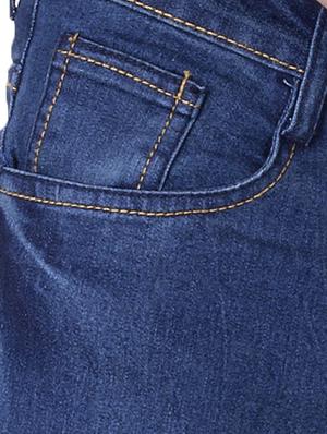 navy blue denim washed jeans - 14531556 - Standard Image - 4