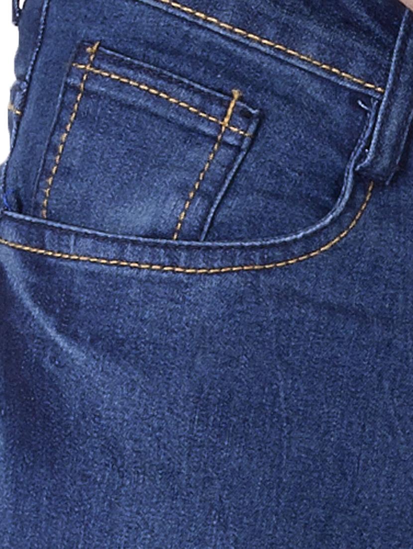 navy blue denim washed jeans - 14531556 - Zoom Image - 4