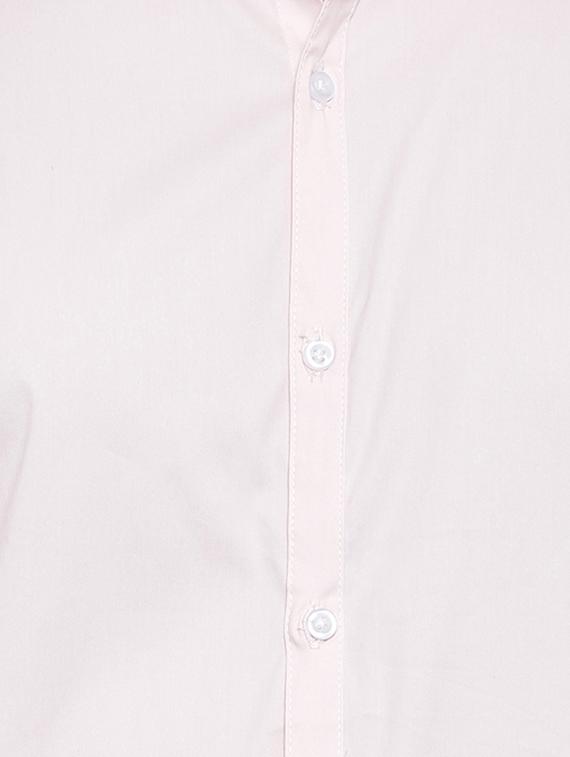 pink cotton blend casual shirt - 14531683 - Zoom Image - 4