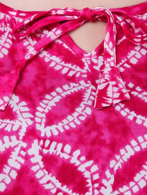 pink rayon casual top - 14531860 - Standard Image - 4