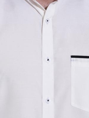 white cotton casual shirt - 14532794 - Standard Image - 4