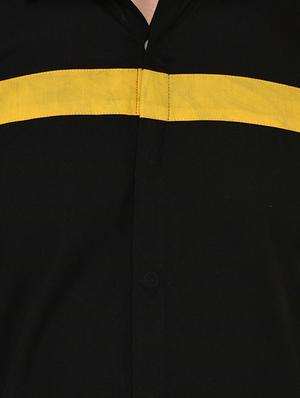 black cotton casual shirt - 14533923 - Standard Image - 4