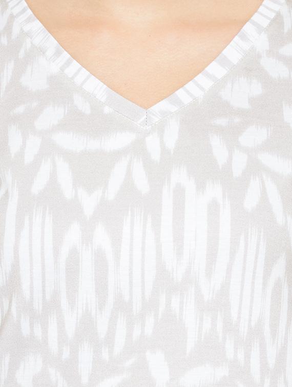 white printed cotton top - 14539537 - Zoom Image - 4