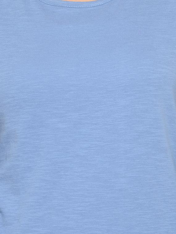 solid blue cotton top - 14539552 - Zoom Image - 4