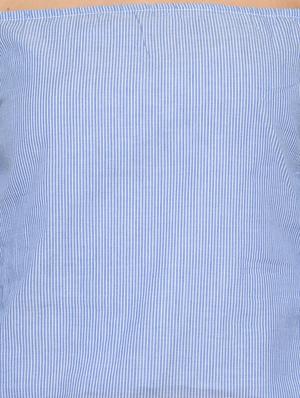 blue off shoulder top - 14539557 - Standard Image - 4