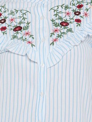light blue striped shirt - 14539695 - Standard Image - 4