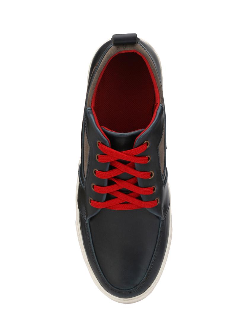 blue leatherette lace up sneaker - 14539912 - Zoom Image - 4