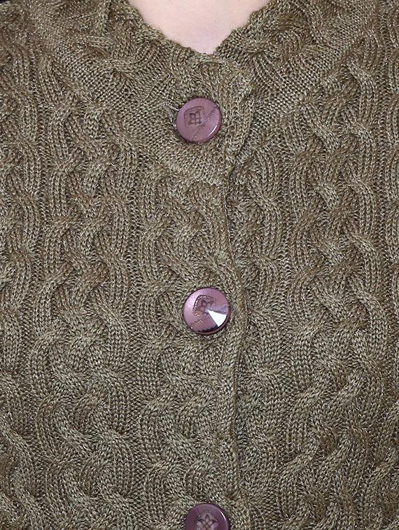 beige woolen coatigan - 14539943 - Zoom Image - 4