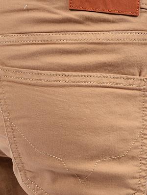 brown cotton plain jeans - 14542134 - Standard Image - 4